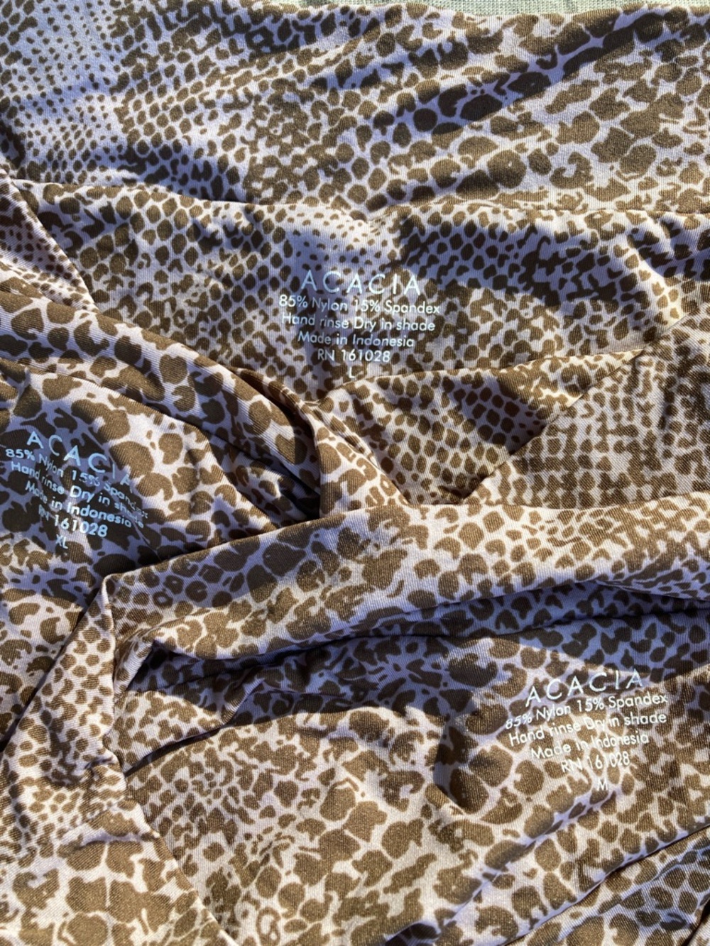 Acacia snake lining G-land bottoms M L XL - Picture 2 of 2